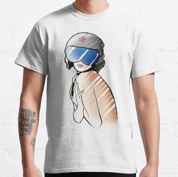 Pilot Pinup Girl Classic T-Shirt