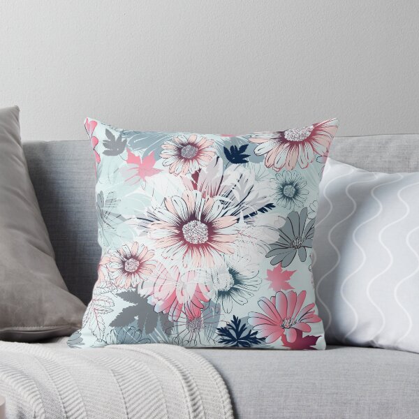 Artikelvorschau, Blumengarten Pastellblau Pink und Rose Blooms entworfen und verkauft von emma60.