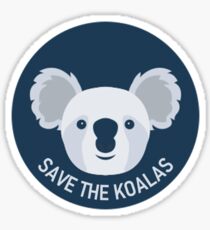 Save the Koalas! Sticker