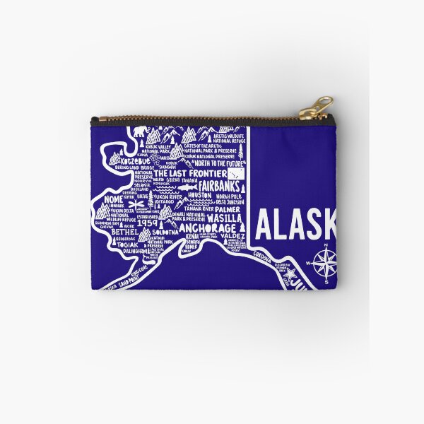 Item preview, Alaska Map designed and sold by fiberandgloss.