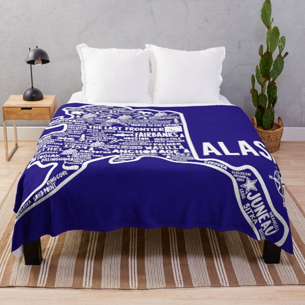 Item preview, Alaska Map designed and sold by fiberandgloss.