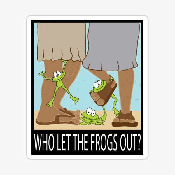 Item preview, Passover Who Let The Frogs Out Funny Shirt designed and sold by Eileen Morris.
