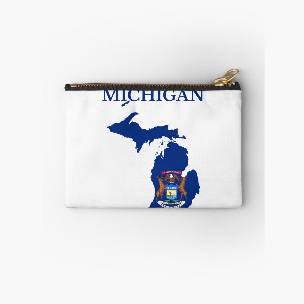 Item preview, Michigan Flag Map designed and sold by marosharaf.