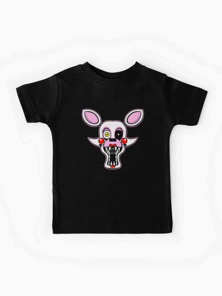 Game Five Nights at Freddy's Mangle Anime Black T-shirt Unisex Tee