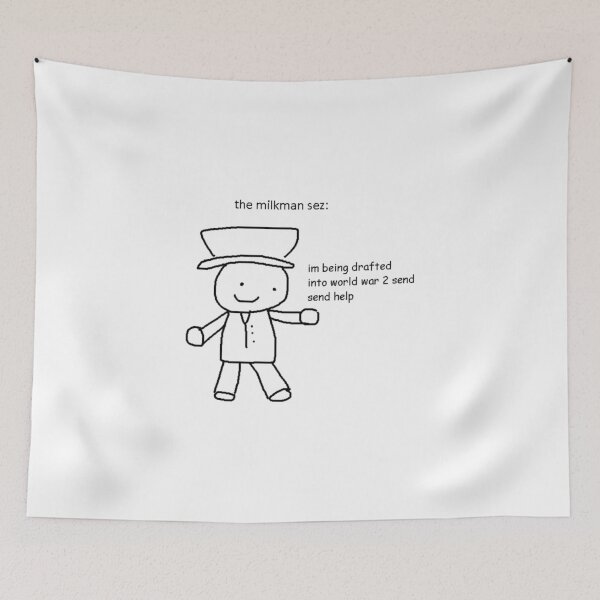 Item preview, Milk Man Getting Drafted designed and sold by hbabambington.