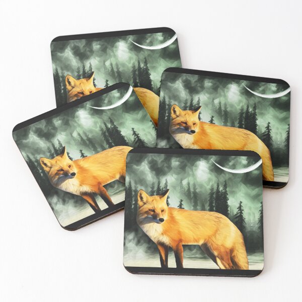 Item preview, Fox in the Woods at Night designed and sold by beck113.
