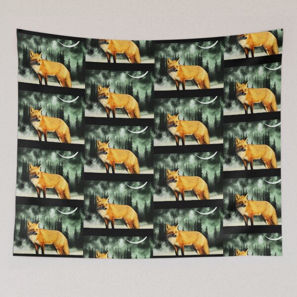 Item preview, Fox in the Woods at Night designed and sold by beck113.