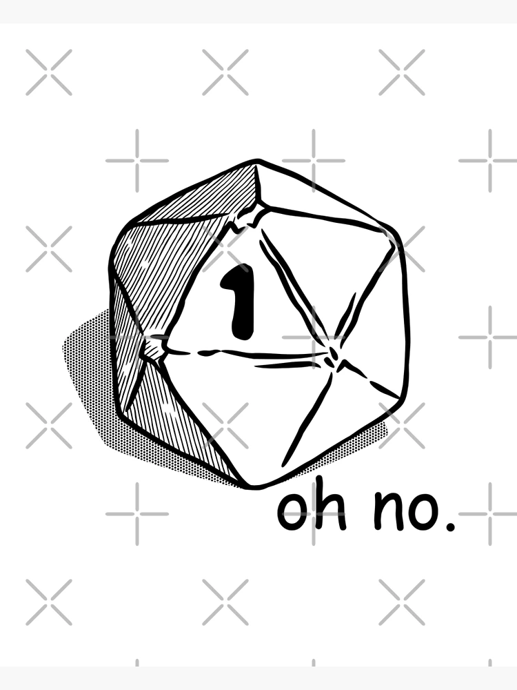 ART] [OC] My first blank dice I made! I freaking love these!! : r/DnD
