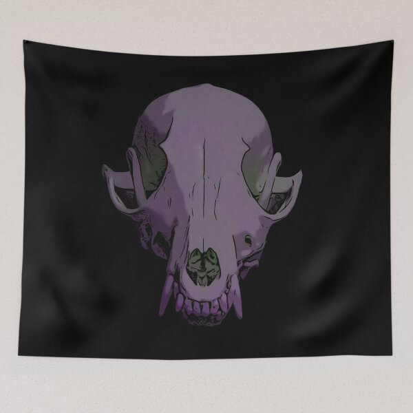 Item preview, Lavender Fox Skull Graphic Little Shop of Oddities designed and sold by Little Shop  of Oddities.