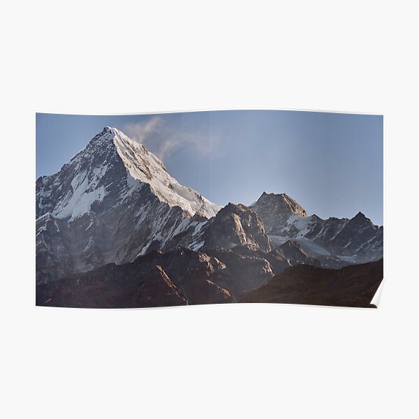 Annapurna South and Glacier, Nepal Poster