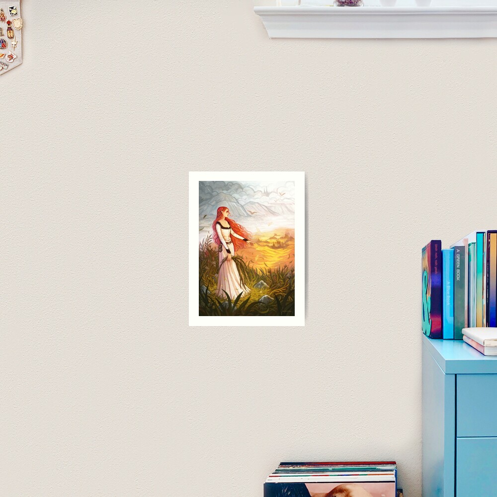 O Feitiço Que Vem Com o Vento Art Print