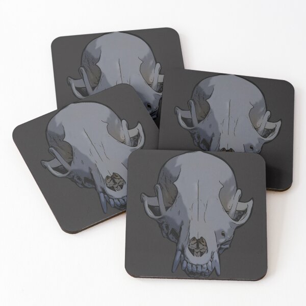 Item preview, Light Grey Fox Skull Graphic Little Shop of Oddities designed and sold by Little Shop  of Oddities.