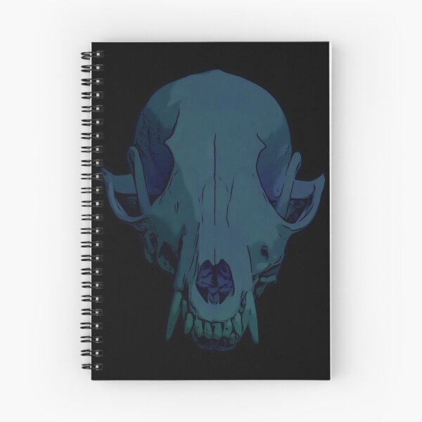 Item preview, Dark Blue Neon Fox Skull Graphic Little Shop of Oddities designed and sold by Little Shop  of Oddities.