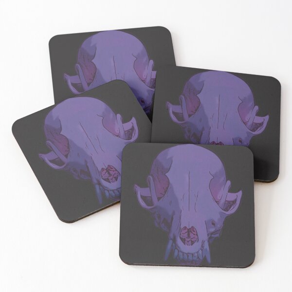 Item preview, Neon Purple Fox Skull Graphic Little Shop of Oddities designed and sold by Little Shop  of Oddities.