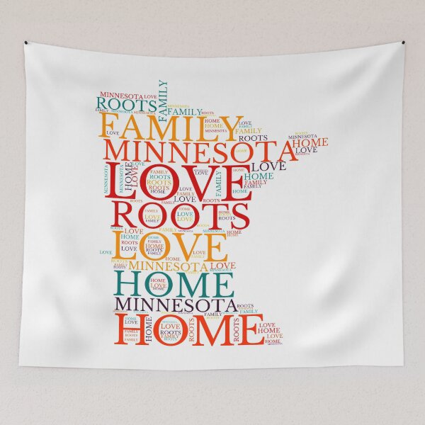 Item preview, Minnesota State Home, Love, Roots and Family Map designed and sold by marosharaf.