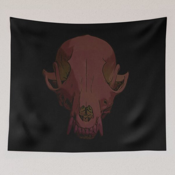 Item preview, Apocalypse Fox Skull Graphic Little Shop of Oddities designed and sold by Little Shop  of Oddities.