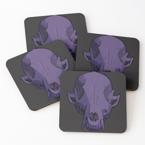 Item preview, Violet Fox Skull Graphic Little Shop of Oddities designed and sold by Little Shop  of Oddities.