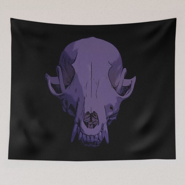 Item preview, Violet Fox Skull Graphic Little Shop of Oddities designed and sold by Little Shop  of Oddities.