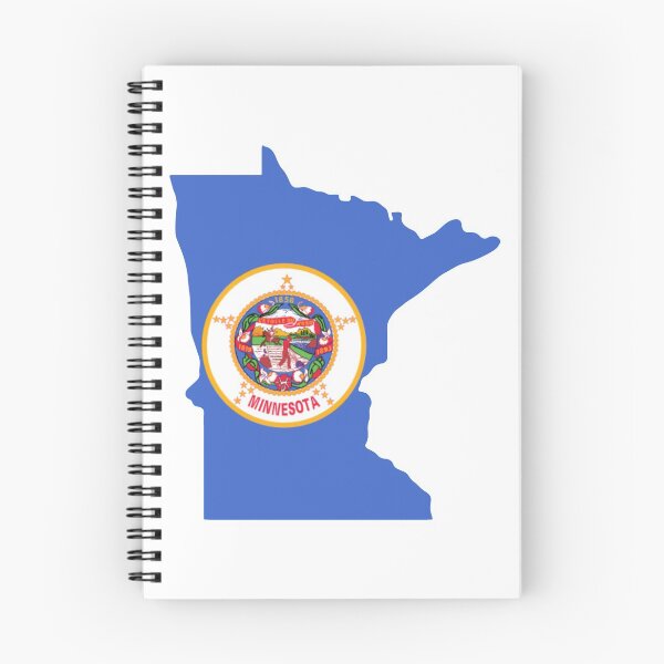 Item preview, Minnesota Flag Map designed and sold by marosharaf.