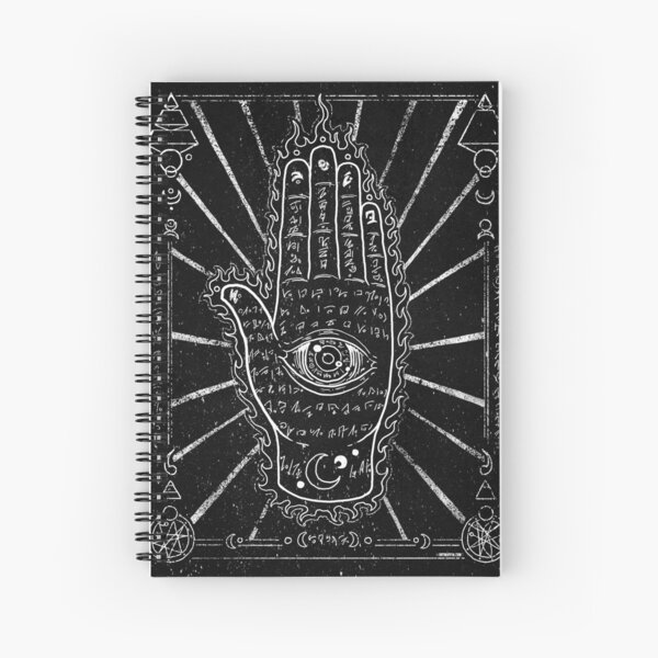 Hamsa Hand, Hand with Eye Spiral Notebook