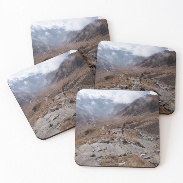 Item preview, The endless stairs to Kaire Lake, Nepal designed and sold by PeteMellows.