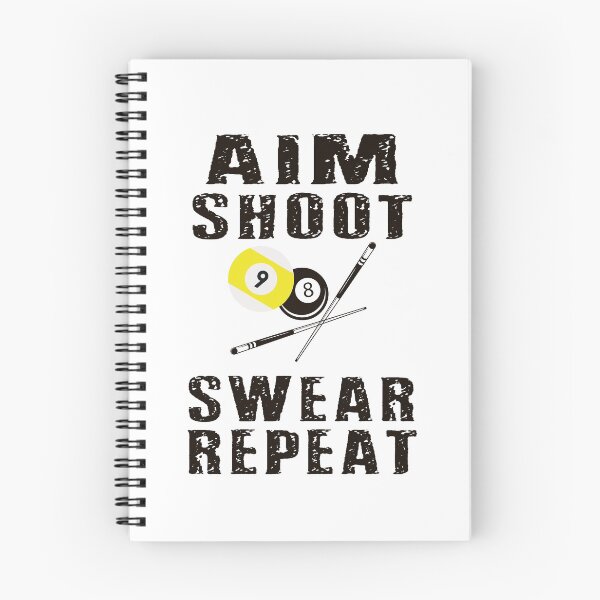 Item preview, Aim Shoot Swear Repeat Funny Pool Players  Billiards Gift designed and sold by sols.