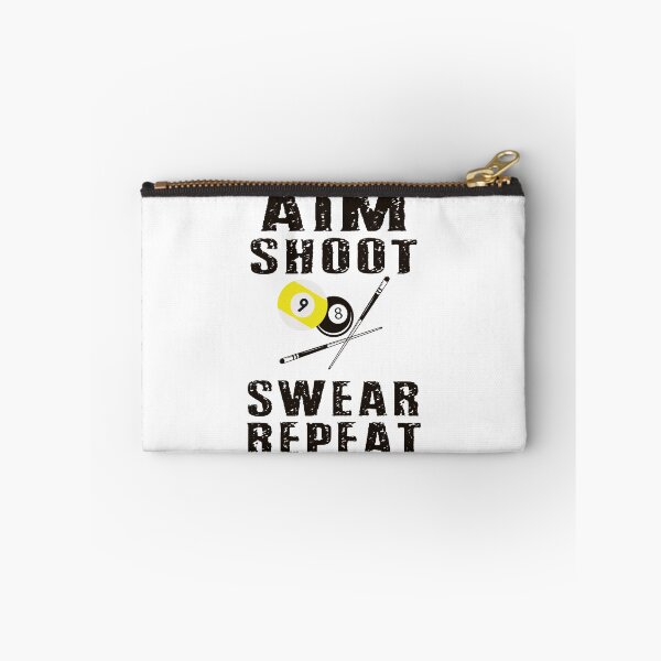 Item preview, Aim Shoot Swear Repeat Funny Pool Players  Billiards Gift designed and sold by sols.