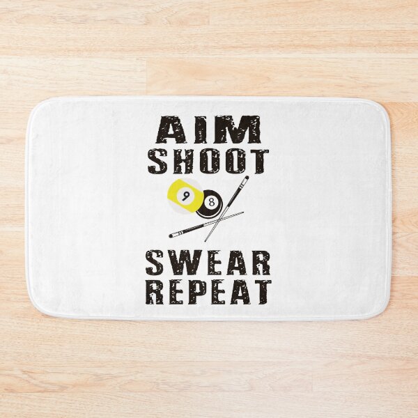 Item preview, Aim Shoot Swear Repeat Funny Pool Players  Billiards Gift designed and sold by sols.