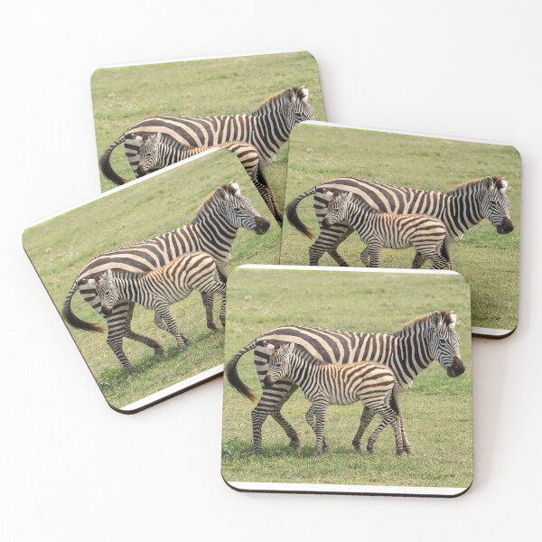 Item preview, Zebra, Adult and Foal, Ngorongoro Crater, Tanzania designed and sold by Andrew Goodall.