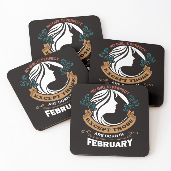 Item preview, No Girl is Perfect Except Those Are Born in February designed and sold by Bambobox.