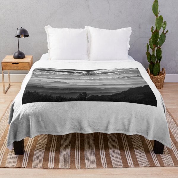 Item preview, A misty mountain sunset designed and sold by Brent Randall.