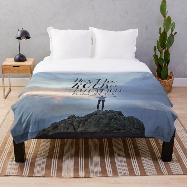 Item preview, Jesus is the Rock of my Salvation #Psalm 95 designed and sold by MJDezigns.
