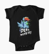 Mein kleines Pony - MLP - Rainbow Dash - Deal mit ihm Baby Body Kurzarm