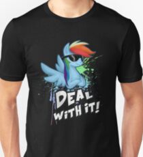 My Little Pony - MLP - Rainbow Dash - Deal With It Unisex T-Shirt