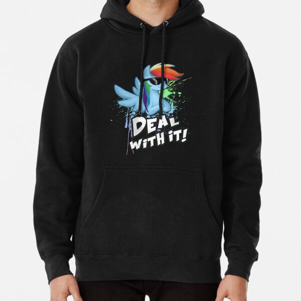 Mon petit poney - MLP - Rainbow Dash - Traiter avec elle Sweat à capuche épais
