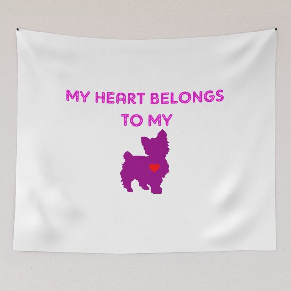 Item preview, Girly My Heart Belongs To My Dog designed and sold by tawanmaurice.