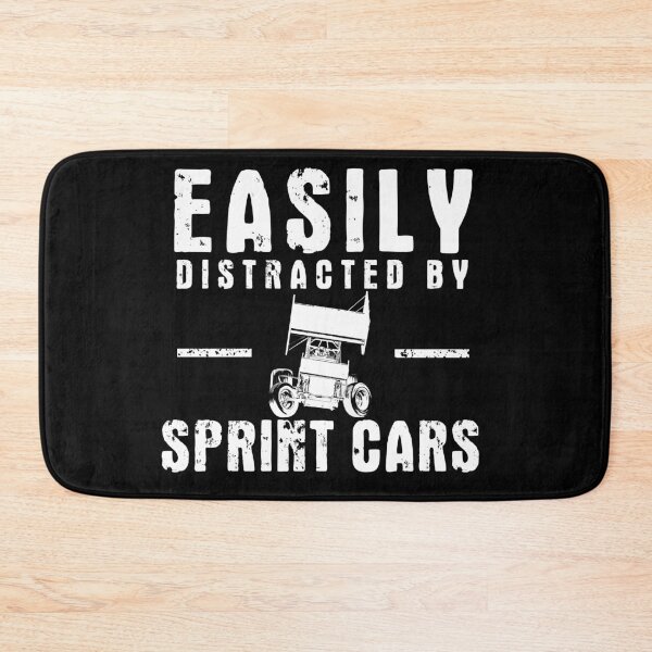 Item preview, Easily Distracted By Sprint Cars v1 (White) designed and sold by Chas Vitabile.