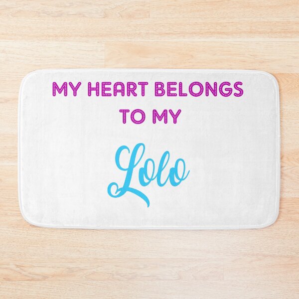 Item preview, Girly My Heart Belongs To My Lolo designed and sold by tawanmaurice.