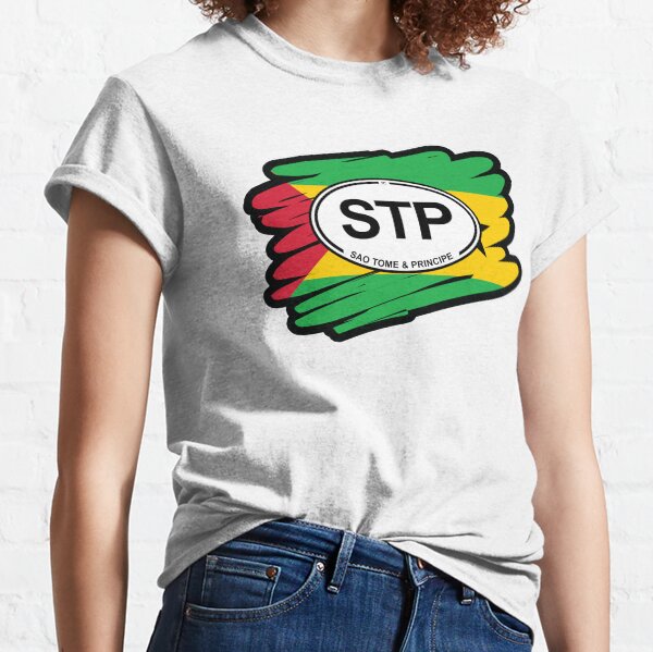 Sao Tome and Principe, Sao Tome and Principe Flag Classic T-Shirt