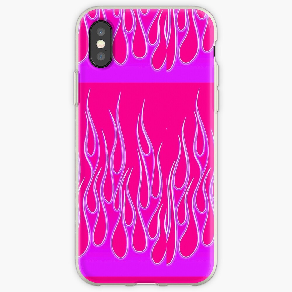 "Pink Flames" iPhone Case & Cover by lailanguyen Redbubble