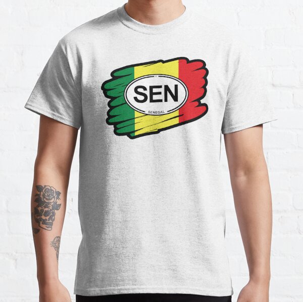 Senegal, Senegalese Flag Classic T-Shirt