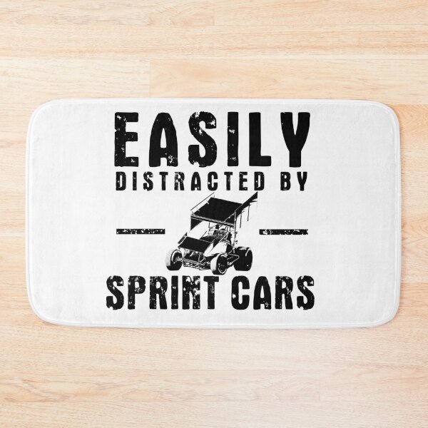 Item preview, Easily Distracted By Sprint Cars v2 (Black) designed and sold by Chas Vitabile.