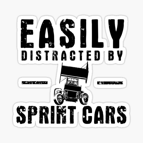 Download Sprint Car Silhouette Sticker By Chasvit088 Redbubble