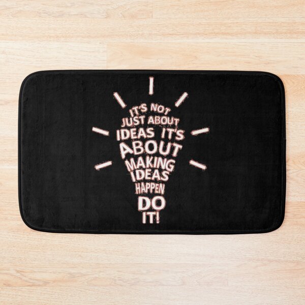 Item preview, Best Entrepreneur Quotes - It's Not Just About Ideas, It's About Making Ideas Happen. Do It! designed and sold by pinkycherry.