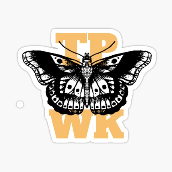 Item preview, Treat People With Kindness Butterfly - Orange vertical designed and sold by oliviakays.