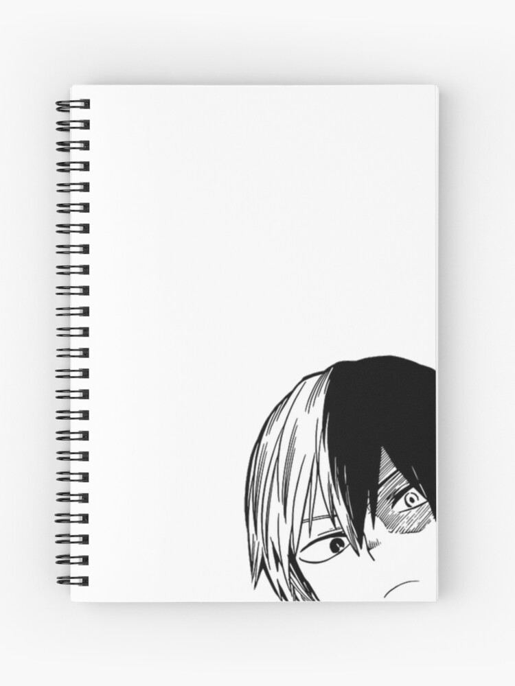 Shoto Todoroki Head Boku No Hero Academia Manga Spiral Notebook By Kaikai2y5 Redbubble