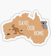 Donate to help Australia! Sticker