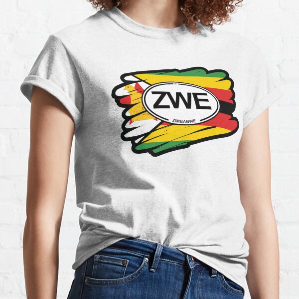 Zimbabwe, Zimbabwean Flag Classic T-Shirt