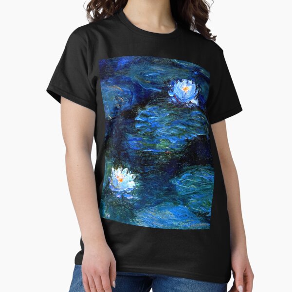 Item preview, Water Lilies Monet deep blue designed and sold by PureVintageLove.