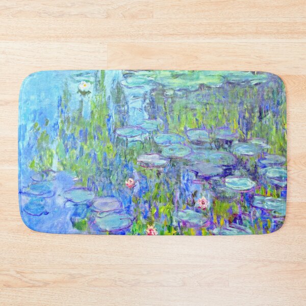 Water Lilies moneT Bath Mat